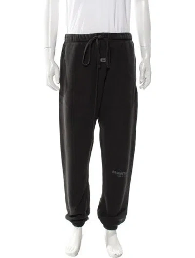 Pre-owned Essentials Lounge Bottoms In Gray