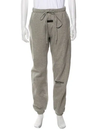 Pre-owned Essentials Lounge Bottoms In Gray