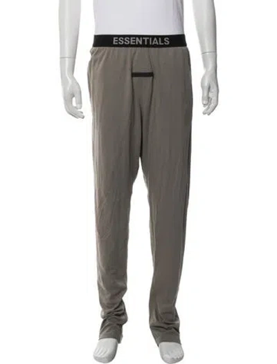Pre-owned Essentials Lounge Bottoms In Gray