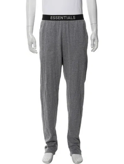 Pre-owned Essentials Lounge Bottoms In Gray