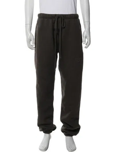 Pre-owned Essentials Lounge Bottoms In Green
