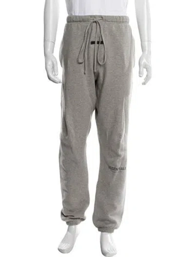 Pre-owned Essentials Lounge Bottoms In Grey