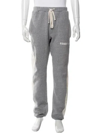 Pre-owned Essentials Lounge Bottoms In Grey