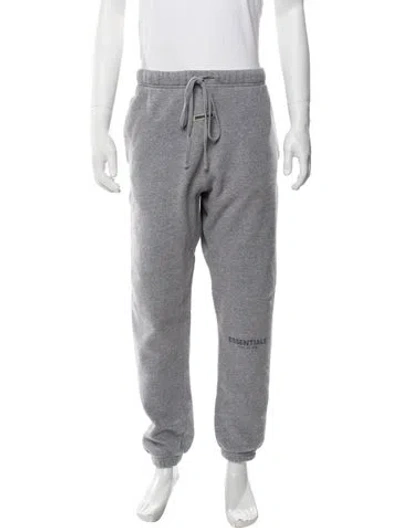 Pre-owned Essentials Lounge Bottoms In Grey