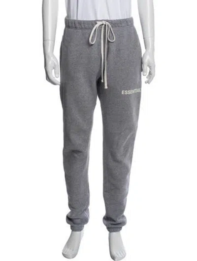 Pre-owned Essentials Lounge Bottoms In Grey