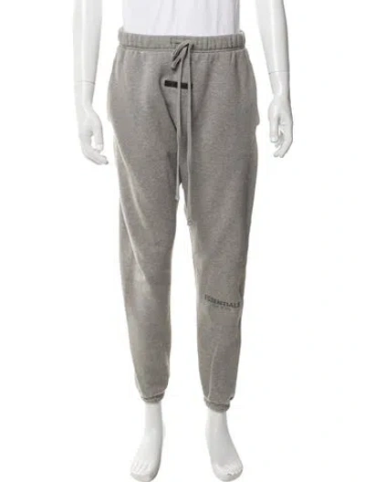 Pre-owned Essentials Lounge Bottoms In Grey