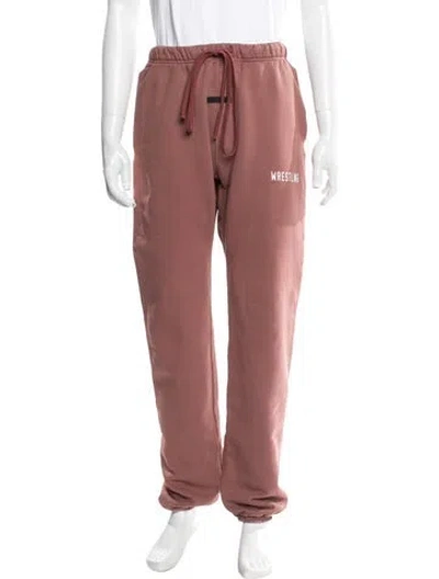 Pre-owned Essentials Lounge Bottoms In Pink
