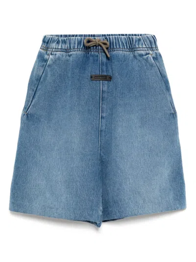 Essentials Kids' Lounge Denim Short In Blue