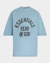 Essentials Fear Of God T Shirts And Polos In Blue