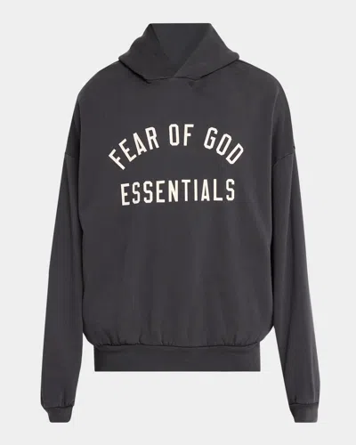Essentials Men & Apos;s Graphic Logo Hoodie In Black