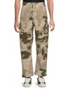 Essentials Fear Of God  Camouflage Printed Fleece Trousers In Multi