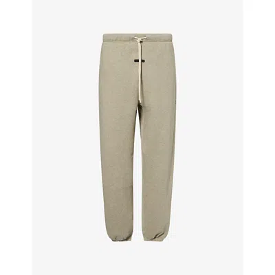 Essentials Mens Classic Fleece Cotton-jersey Jogging Bottoms Seal Heather