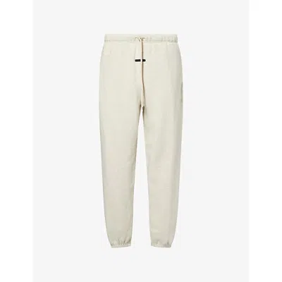 Essentials Mens Classic Fleece Cotton-jersey Jogging Bottoms Vanilla Heather