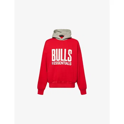 Essentials Mens Fear Of God  Fog X  X Nba Bulls Sports Cotton-blend Hoodie