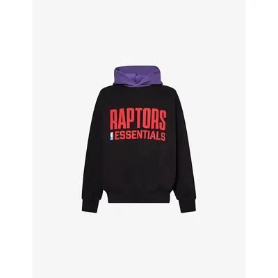 Essentials Mens Fear Of God  Fog X  X Nba Raptor Sports Cotton-blend Hoodie