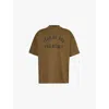 Essentials Khaki Crewneck T-shirt In Olive