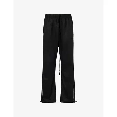 Essentials Mens Fear Of God  Sign Relaxed-fit Trousers In Black