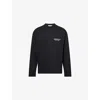 Essentials Long-sleeved T-shirt In Jet Black