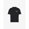 Essentials Back Logo T-shirt In Jet Black