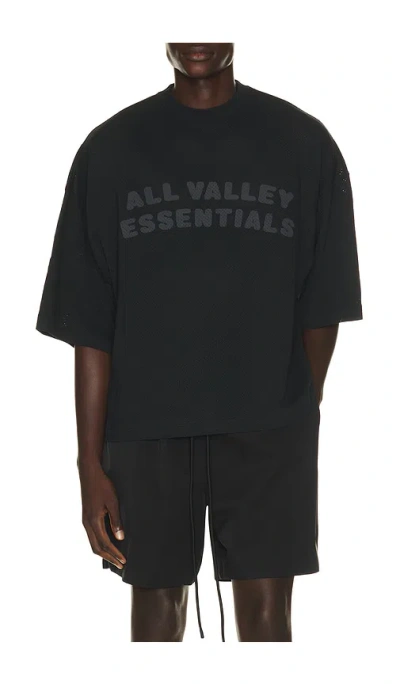 Essentials Merch Tee In 复古黑色