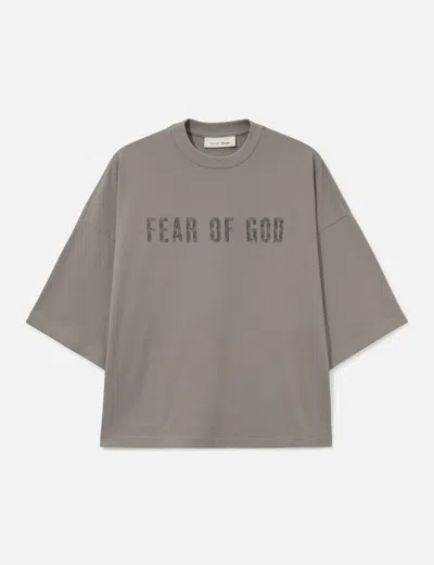 Essentials Merch Tee Boxy Fit In Gray