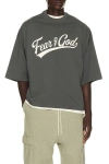 Essentials Merch Tee Logo-print T-shirt In Gray