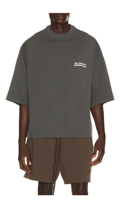 Essentials Merch Tee In Iron Grey