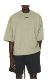 Essentials Logo-patch Oversized T-shirt In Neutral