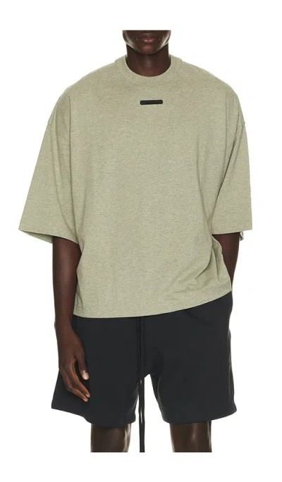 Essentials Merch Tee In Seal Heather