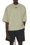 Essentials Logo-patch Oversized T-shirt In Neutral