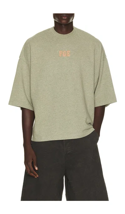 Essentials Merch Tee In Washed Seal Heather