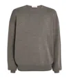 Essentials Merino Wool Sweater In Gray