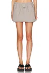 Essentials Micro Skirt In Gray
