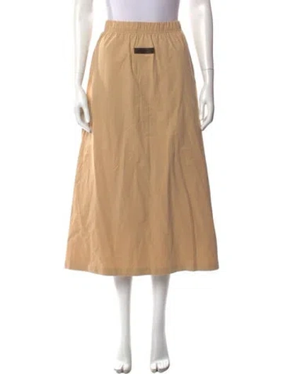 Pre-owned Essentials Midi Length Skirt In Neutral