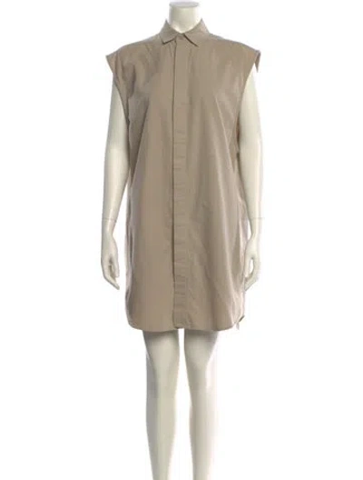 Pre-owned Essentials Mini Dress In Neutral
