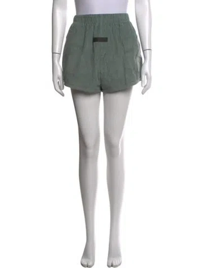 Pre-owned Essentials Mini Shorts In Green