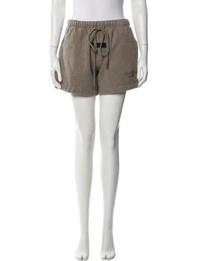 Pre-owned Essentials Mini Shorts In Neutral