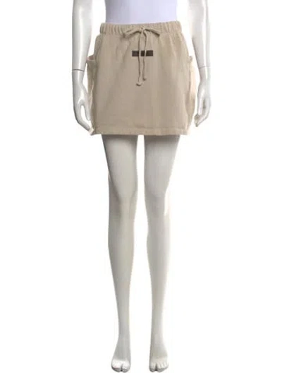 Pre-owned Essentials Mini Skirt In Green
