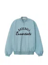 Essentials Mlb Bomber Jacket In Blue