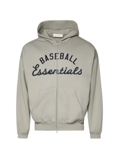 Essentials Mlb Full Zip Sport Hoodie In Gray