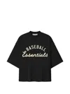 Essentials Mlb Logo-print T-shirt In Black