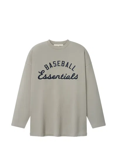Essentials Mlb Long-sleeve T-shirt In Gray
