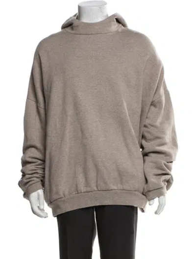 Pre-owned Essentials Mock Neck Long Sleeve Pullover In Neutrals
