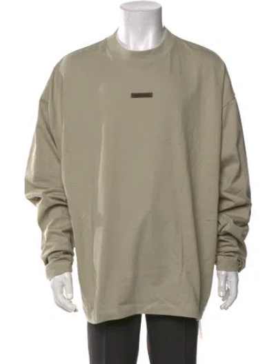 Pre-owned Essentials Mock Neck Long Sleeve T-shirt W/ Tags In Neutrals