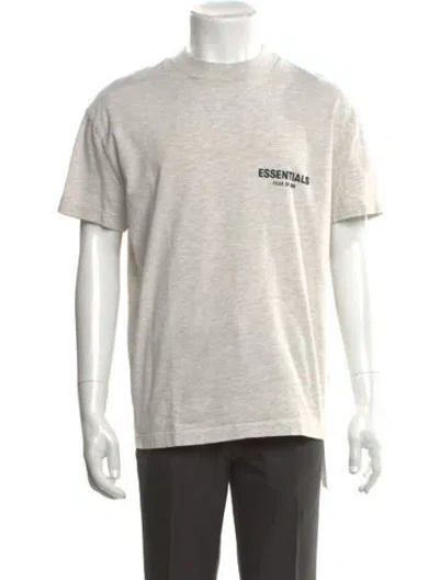 Pre-owned Essentials Mock Neck Short Sleeve T-shirt In Neutral