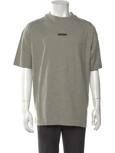 Pre-owned Essentials Mock Neck Short Sleeve T-shirt W/ Tags In Gray