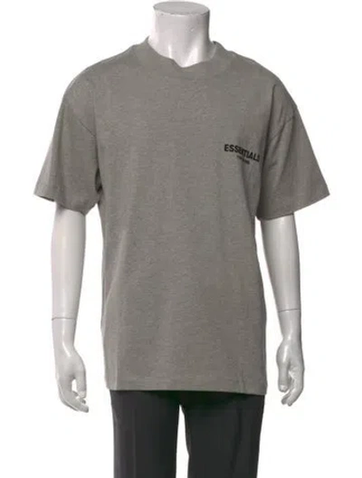 Pre-owned Essentials Mock Neck Short Sleeve T-shirt W/ Tags In Gray