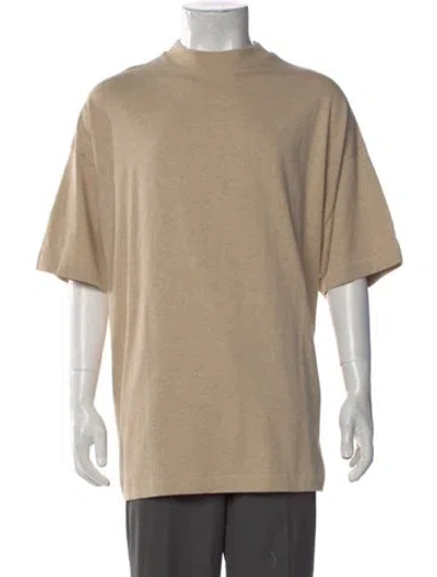Pre-owned Essentials Mock Neck Short Sleeve T-shirt W/ Tags In Neutral