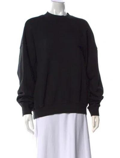Pre-owned Essentials Mock Neck Sweater In Black