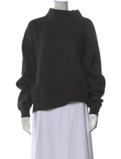 Pre-owned Essentials Mock Neck Sweater In Gray